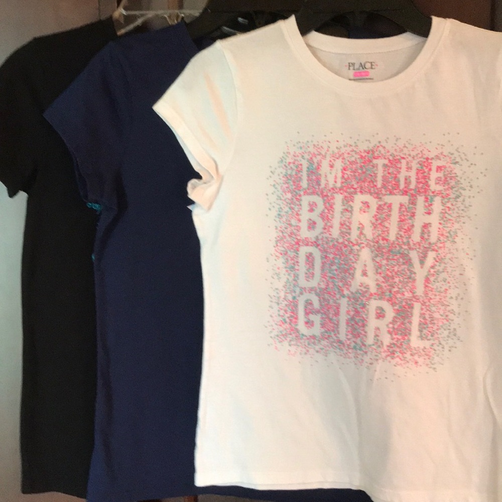White Birthday Girl Tee - Short Sleeve